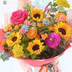 Large Sunflower Hand-tied